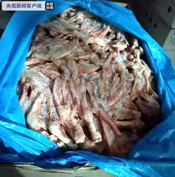 无锡查获“三无”疑似走私冷链食品19吨