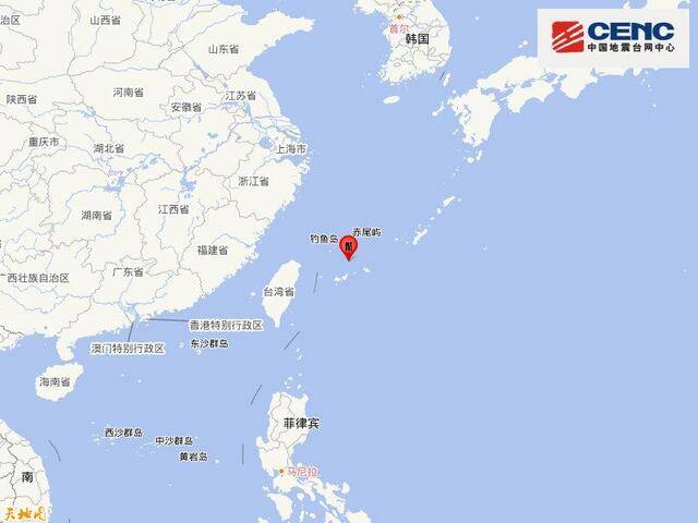 琉球群岛发生4.7级地震 震源深度140千米