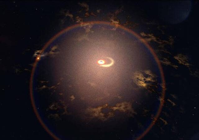 距离地球5.7亿光年远的星系ESO 253-G003每隔114天就会像烟花一样发出闪光