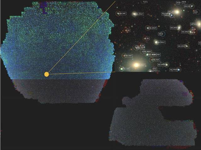 中外天文学家联合发布最新巨幅宇宙二维天图：10万亿像素包含20亿天体