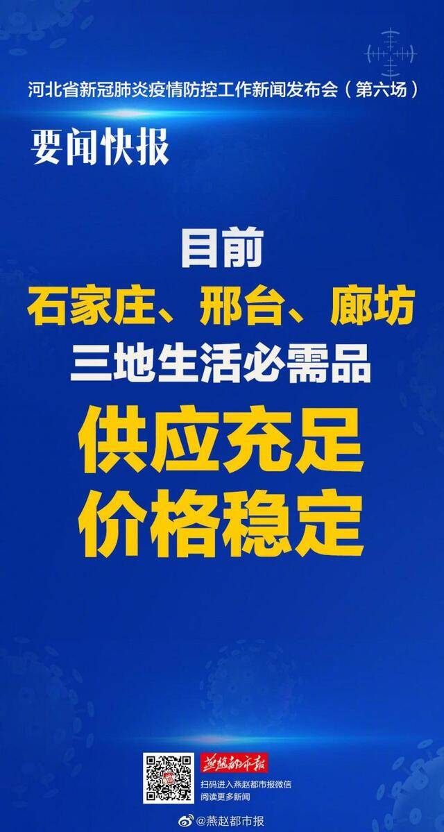 一目了然！河北今日疫情防控新闻发布会要点来了！