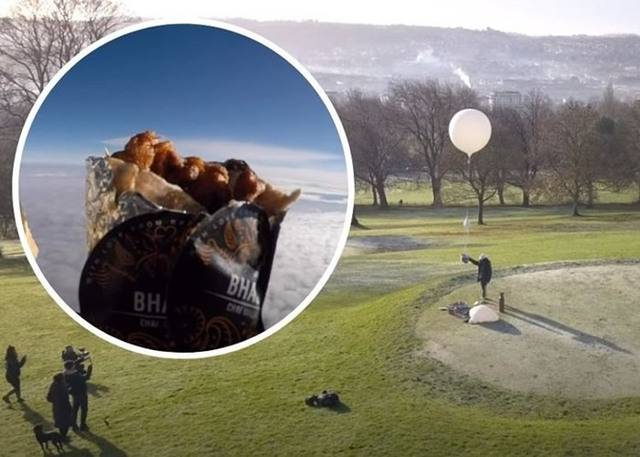 英国巴斯餐馆用气象气球将印度咖喱角送上太空坠落法国后不翼而飞