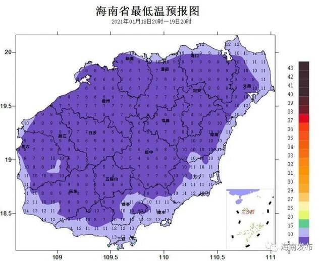 海南本周气温冷暖反差大！气温最低可至6℃最高或达29℃