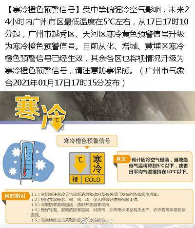 广州18-19日仍受冷空气影响 20日最低气温大幅回升