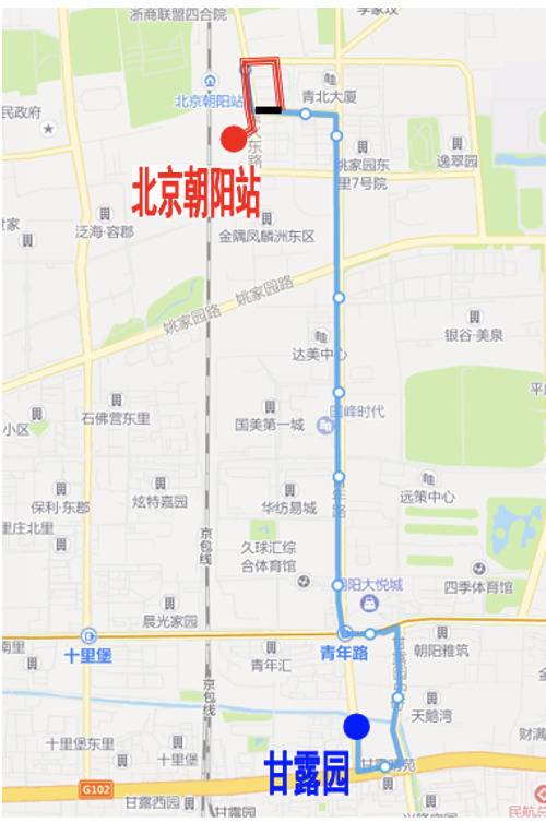 △494路南段（专194路）线路调整示意图