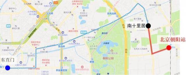 △413路线路调整示意图