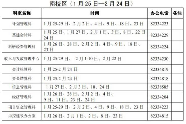 请收藏！这份超全的值班安排！