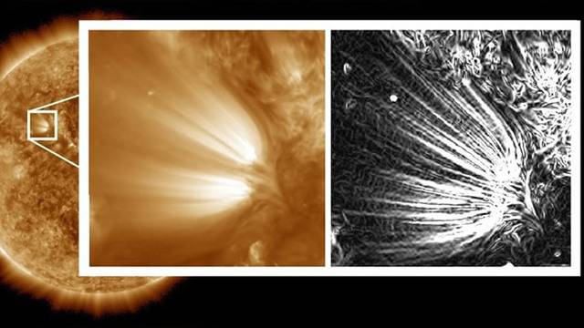 NASA科学家首次精准观察到太阳表面的羽状体流动有助解形成太阳风干扰的过程与成因