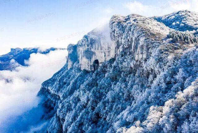 金佛山雪景图：南川发布