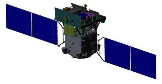 ASO-S卫星由三台有效载荷组成图片来源：紫金山天文台