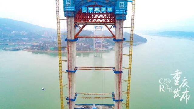 郭家沱长江大桥预计2022年建成通车邹乐摄