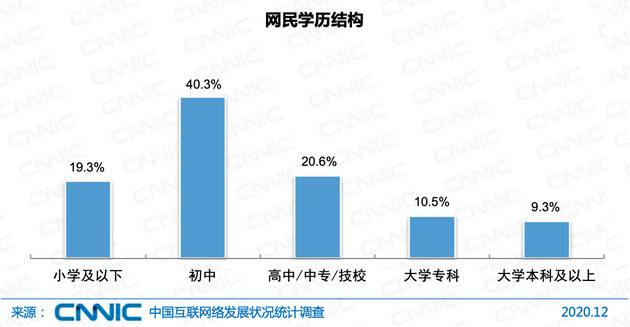 图 27网民学历结构