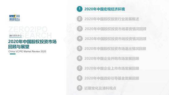 2020年中国股权投资市场回顾与展望:冲出疫情危机 节奏明显加快