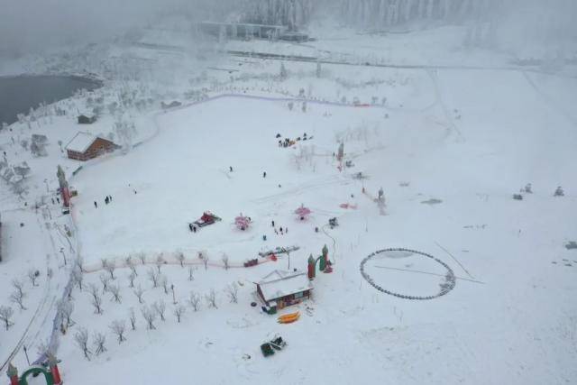 南天湖滑雪场图：重庆丰都