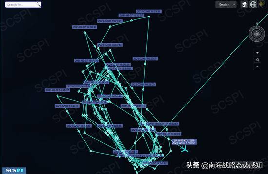 美海军“尼米兹”航母舰载机联队正位南沙群岛以西海域训练