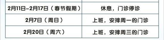 转需！上海三级医院“春节”假期门急诊安排一览