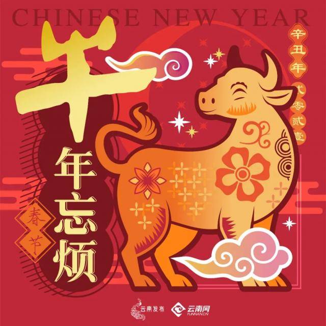 金牛送福，云南发布给您拜年啦！