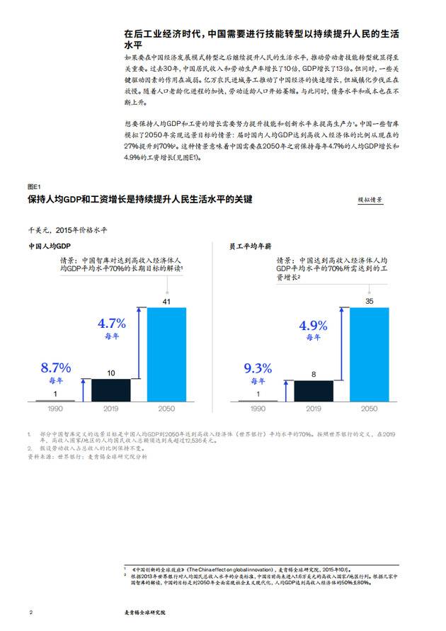 中国的技能转型：推动全球规模最大的劳动者队伍成为终身学习者