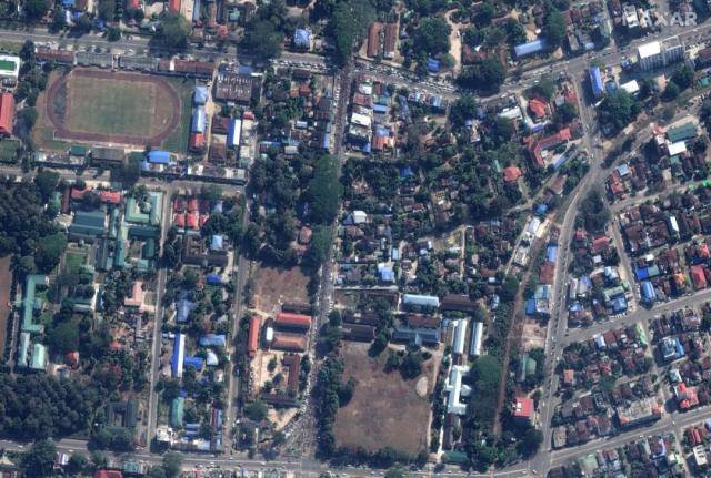 缅甸有新情况，这组卫星图拍下震撼画面