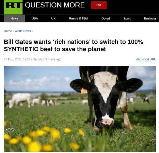 牛年刚开始，比尔·盖茨为何呼吁禁食牛肉？