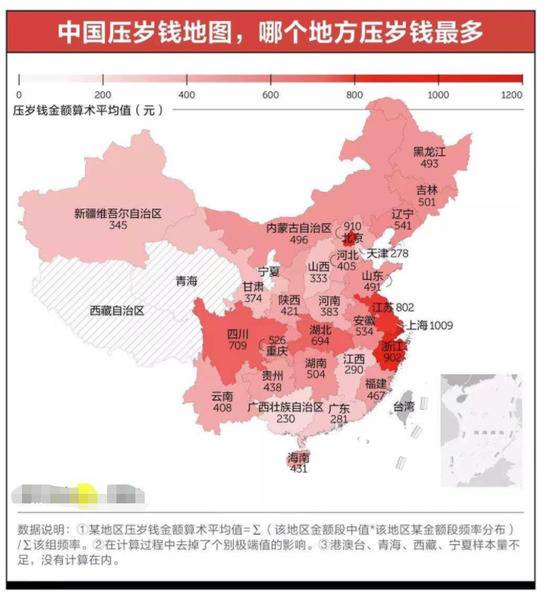 过年你收压岁钱了么？全国压岁钱金额上海北京居前二