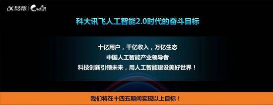 刘庆峰：科大讯飞新目标，十亿用户千亿收入万亿生态