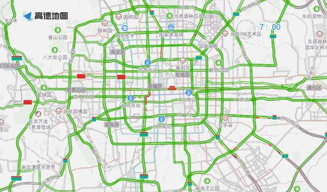 下周五北京路面晚高峰预计将提前 周末学校周边车多