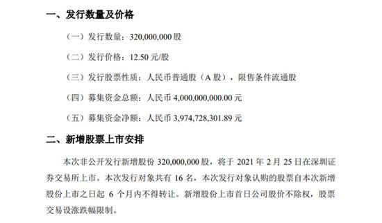 四维图新：非公开发行A股价格为12.50元/股 募集资金总额40亿元