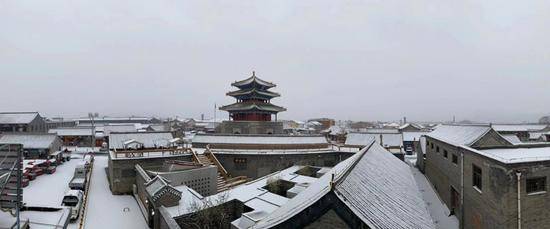 北京延庆普降小雪 最大降水出现在佛爷顶