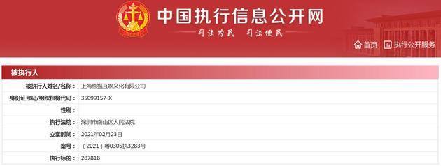 中国执行信息公开网截图