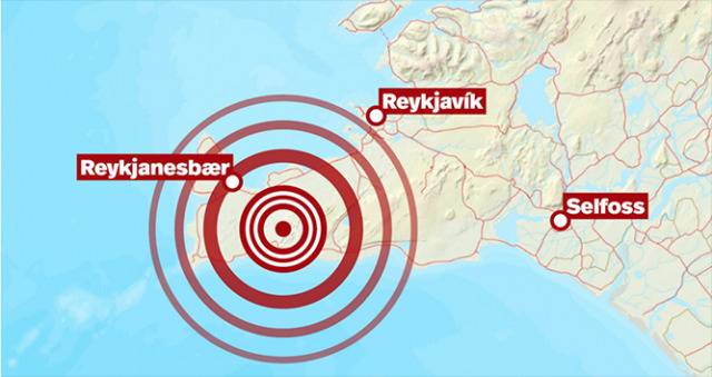 冰岛首都附近发生5.7级地震