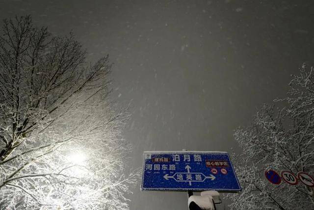 春雪，落在郑大！