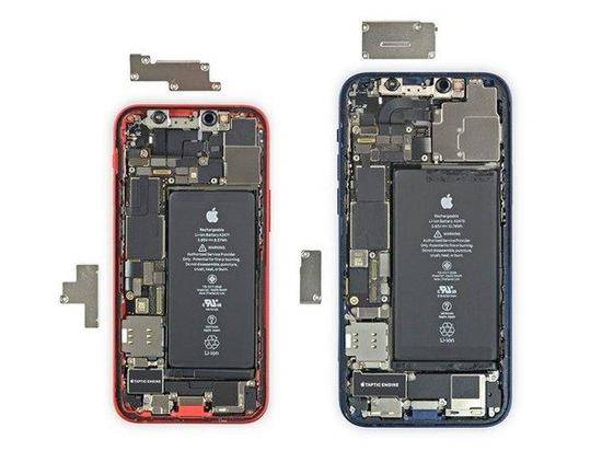 iPhone 12 mini拆解图源：iFixit