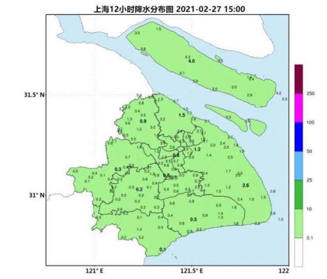 上海明天最高15℃，阴到多云伴随短时小雨！下周依旧阴雨天为主