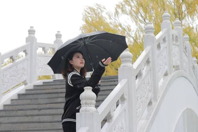 春雨纷纷，北理工校园的春天来了！