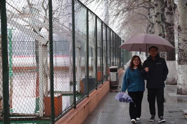 春雨纷纷，北理工校园的春天来了！