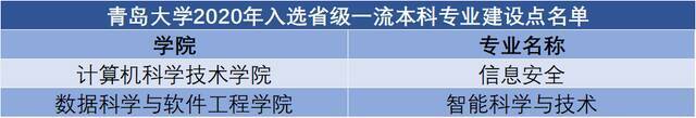 喜讯  青大新获评14个国家级一流本科专业建设点 增设2个本科专业