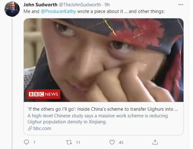 BBC的驻华记者刚刚干了一件丧心病狂的事情！