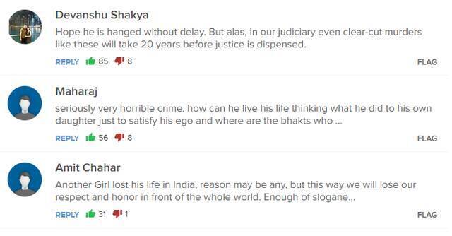 “给她个教训” 兽父残杀女儿震惊印度 网友痛骂：让印度又一次蒙羞！