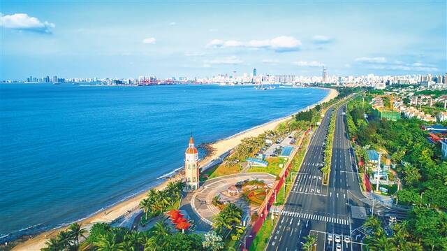 近日，海口市西海岸一带景色怡人。海南日报记者封烁摄