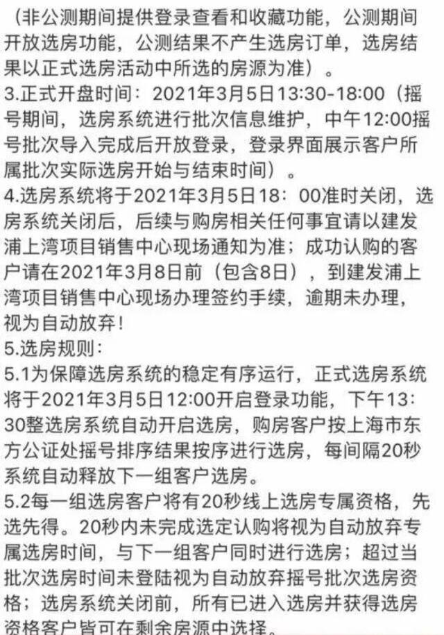 今日摇号！上海首批实行计分制购房楼盘均不限售五年