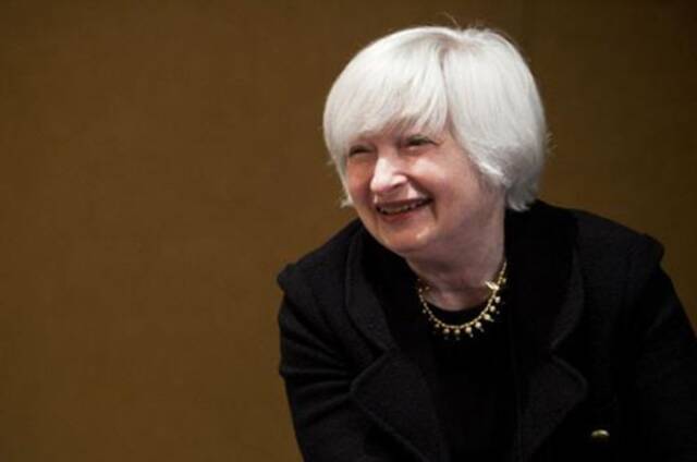 图：美国财政部长珍妮特·耶伦（Janet Yellen）