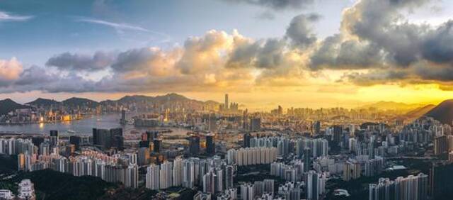 资料图：中国香港全景