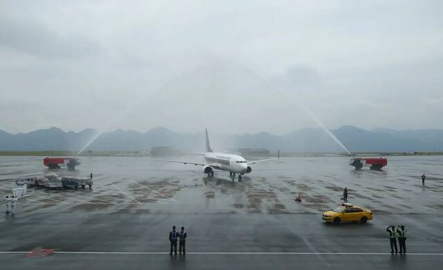 重庆—新加坡航线开启首航重庆江北国际机场供图
