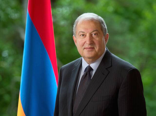 △亚美尼亚总统萨尔基相