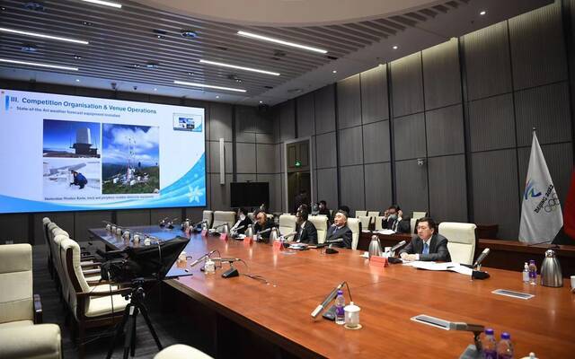 国际奥委会第137次全会于3月11日以视频形式召开。新京报记者陶冉摄