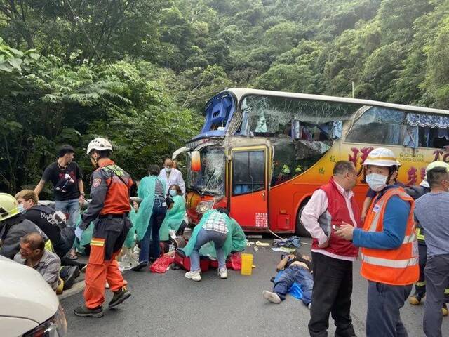 事故现场图图源：台媒