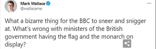 节目中嘲笑政府官员在办公室摆设国旗又给自己点赞，BBC主持人被骂惨...