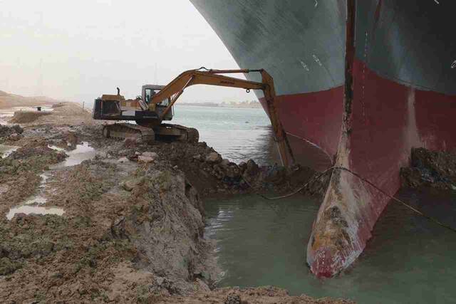 搁浅巨轮如何救助？英媒：苏伊士运河管理局已提出三套救助方案