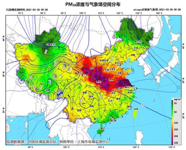 预计上海今天将受海上沙尘输送影响，短时可达严重污染(附健康防护提示)